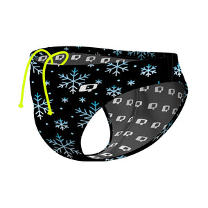Snow Flakes - Waterpolo Brief Swimwear