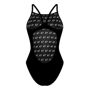 Scary Eyes - Skinny Strap Swimsuit