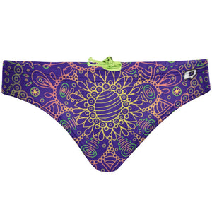 Purple Mandala Bandeau Bikini Bottom