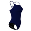 Solid Navy - Skinny Strap Swimsuit