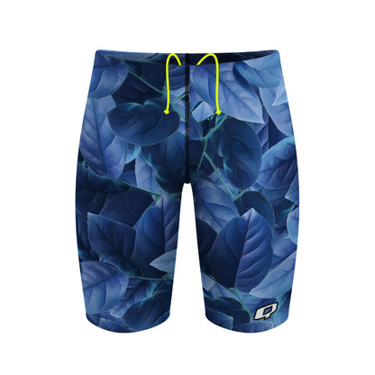 Blue Winter Leaves - Jammer Swimsuit