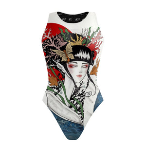 Mermaid In Japan - Women Waterpolo Swimsuit Classic Cut