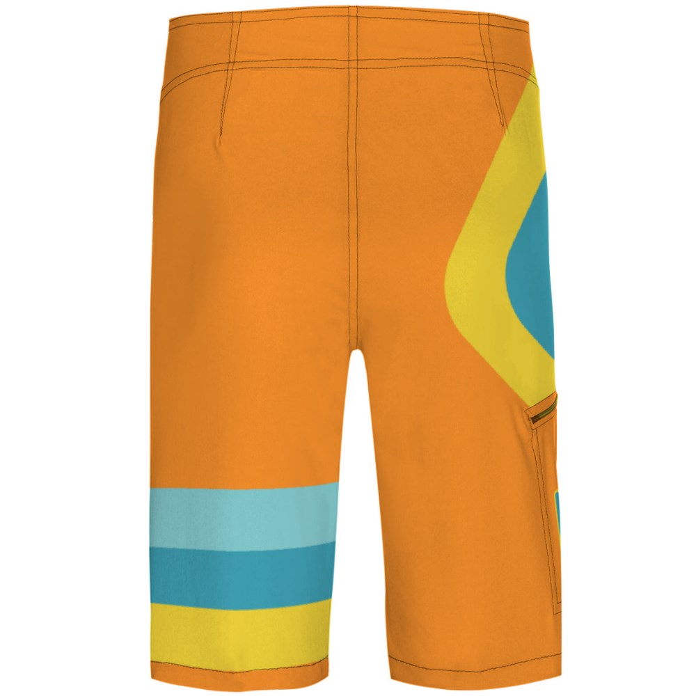 Orange Tropical - Board Shorts