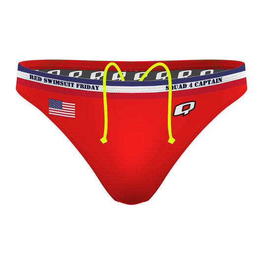 Red Swimsuit Friday - Waterpolo Brief