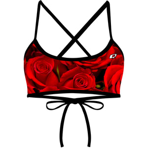Radiant Roses -  Ciara Tieback Bikini Top