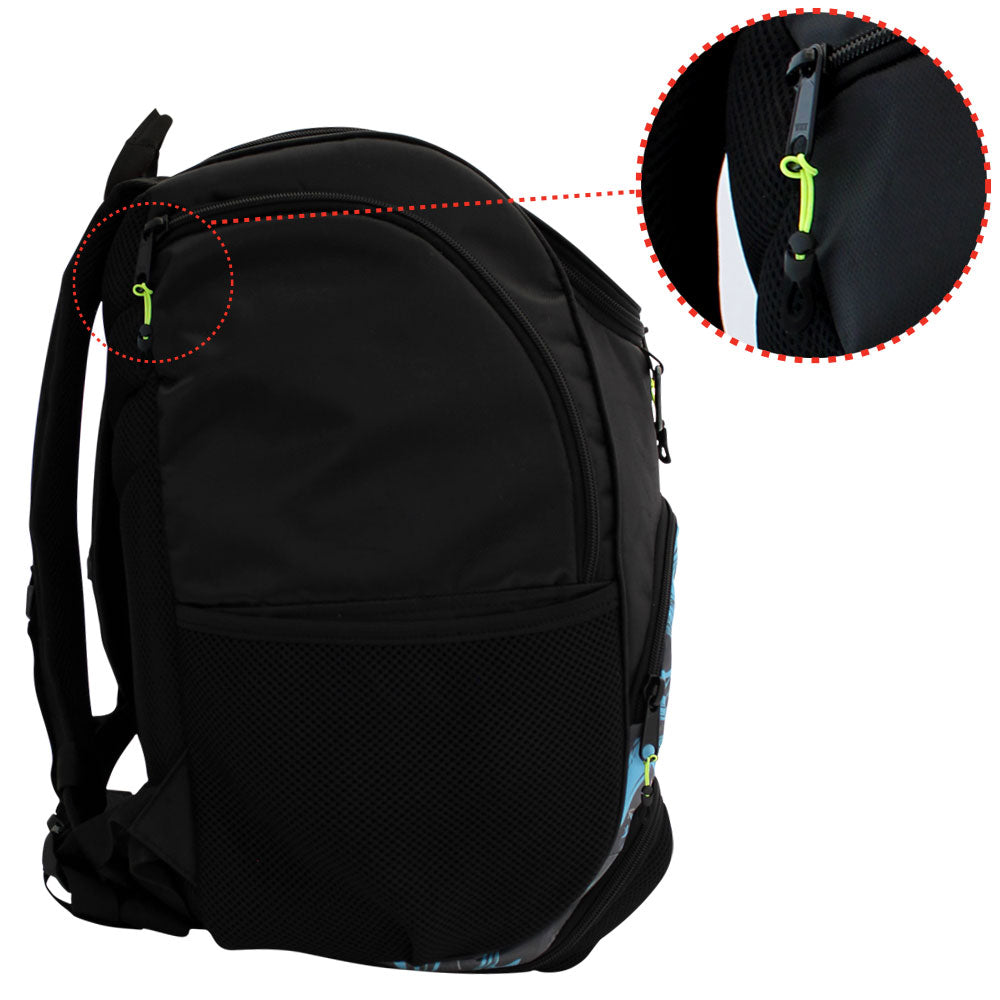 Tricolor Backpack-BLACK