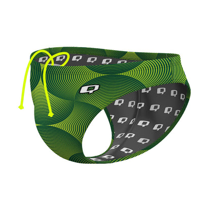 Patter Dots Verde - Waterpolo Brief