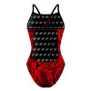 Radiant Roses - Sunback Tank Swimsuit