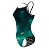 Winter Green Glitter - Sunback Tank Swimsuit