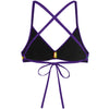Tie Dye Colors Demi Tieback Bikini Top