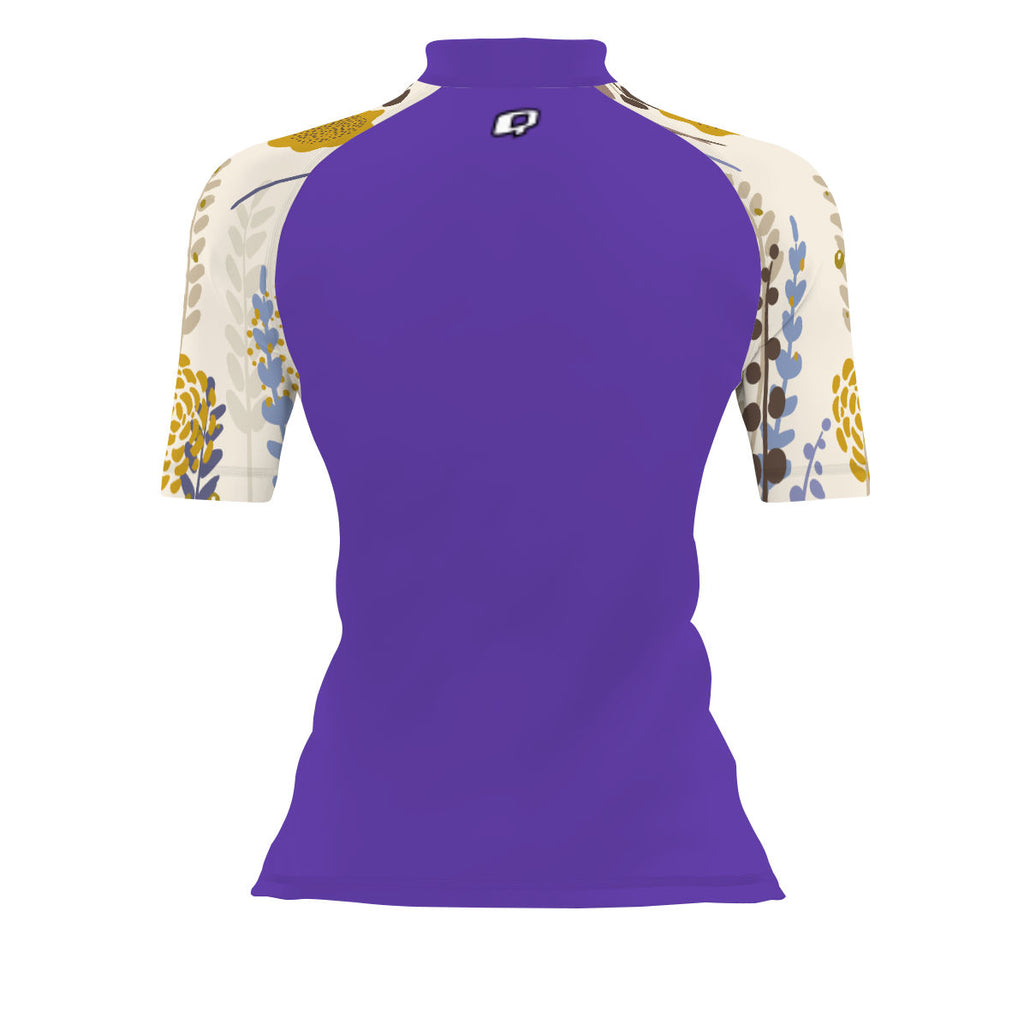 Lavender - Women's Surf UPF50+ Short Sleeve Rash Guard