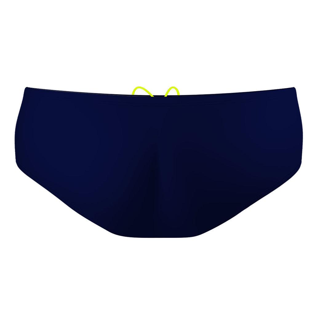 Solid Navy- Classic Brief Swimsuit