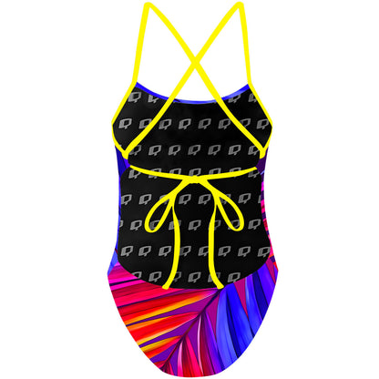 Sunset Palms - Tieback One Piece Swimsuit