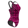 Pink Quantum Classic Strap Swimsuit