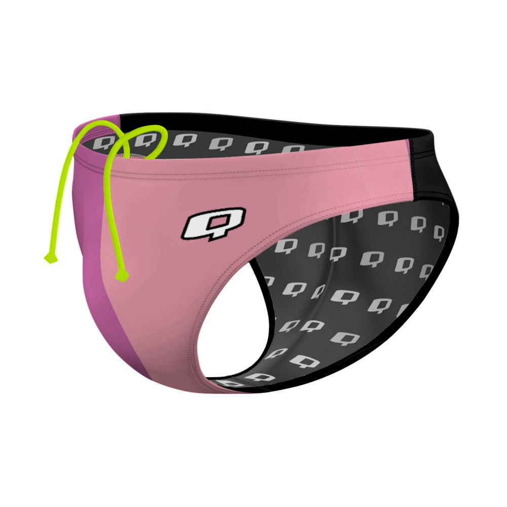 Tricolor Hot Pink and Pink Waterpolo Brief