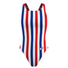 July Stripes Classic Strap Swimsuit