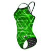 Neon Alien Skinny Strap Swimsuit