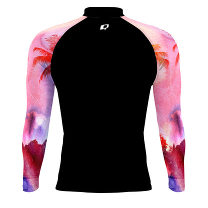 California Sunset - Men's Surf UPF50+ Long Sleeve Rash Guard