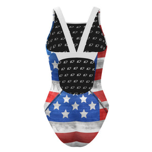 US Of A Classic Strap Swimsuit