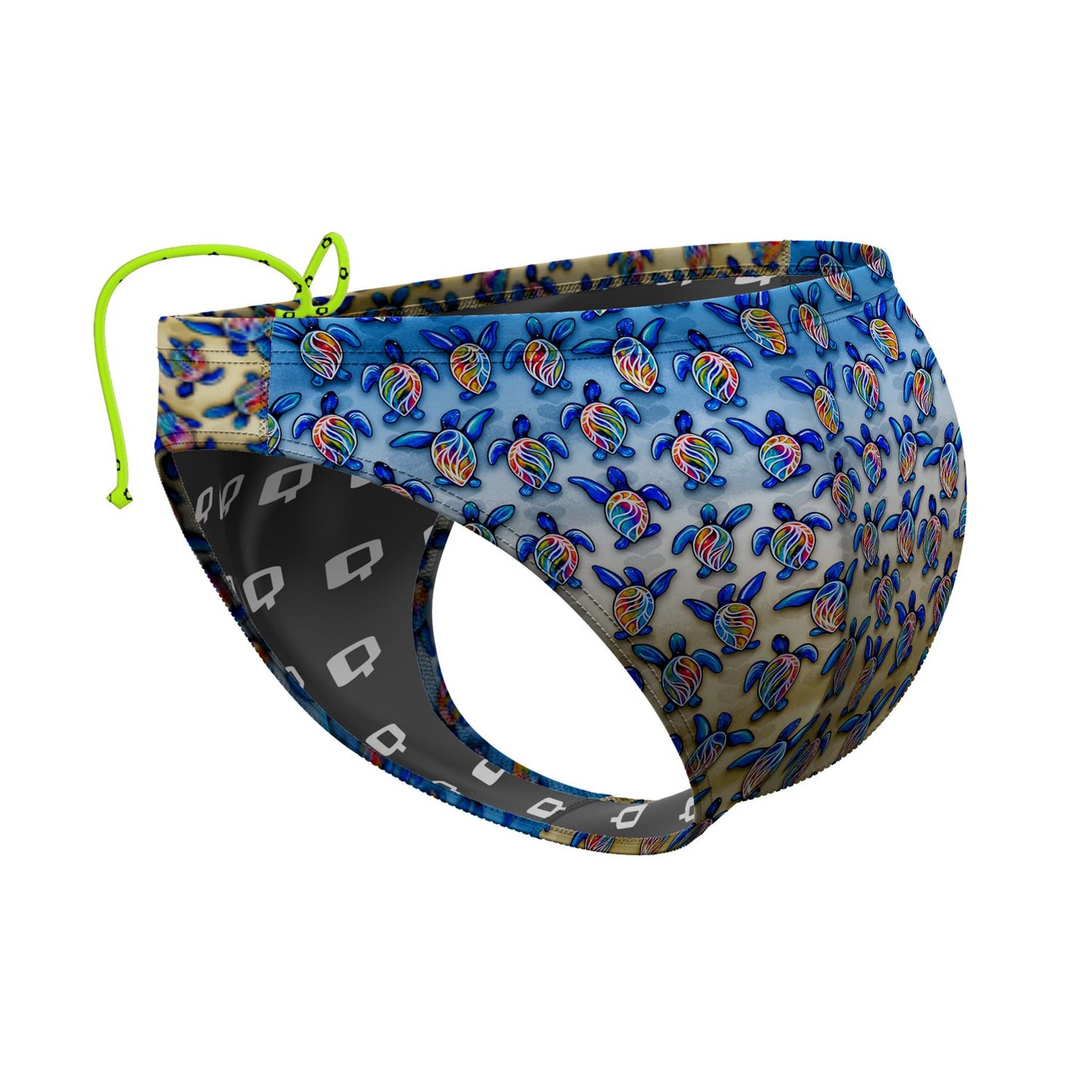 Turtle Trot Waterpolo Brief
