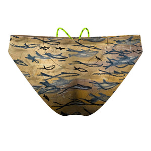 If Fishes Were Wishes Waterpolo Brief Swimwear