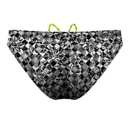 Palm Tree Checkers Waterpolo Brief
