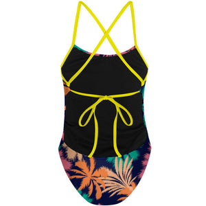 Blue Palms - Tieback One Piece Swimsuit