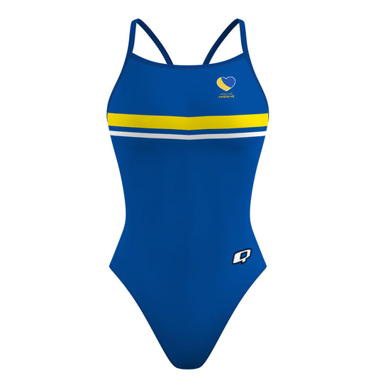 Ukraine - Skinny Strap Swimsuit