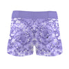 Light Purple Bohemian Tye Dye - Women Board Shorts