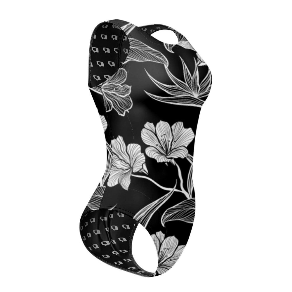 Black and White Flower Waterpolo