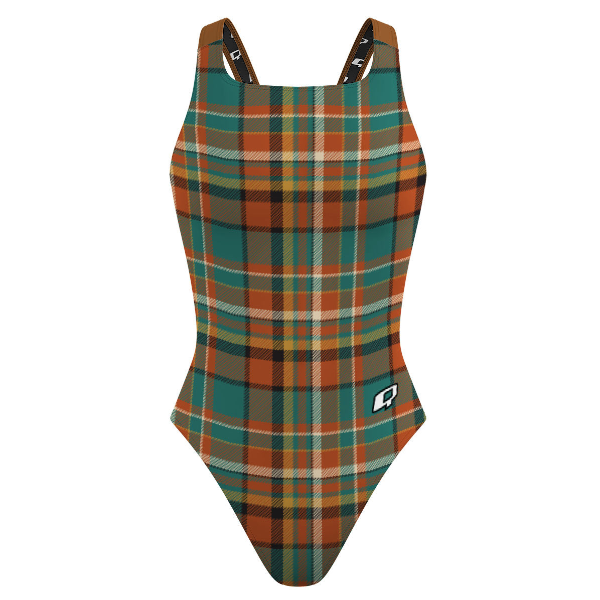 Fall Tartan Classic Strap Swimsuit