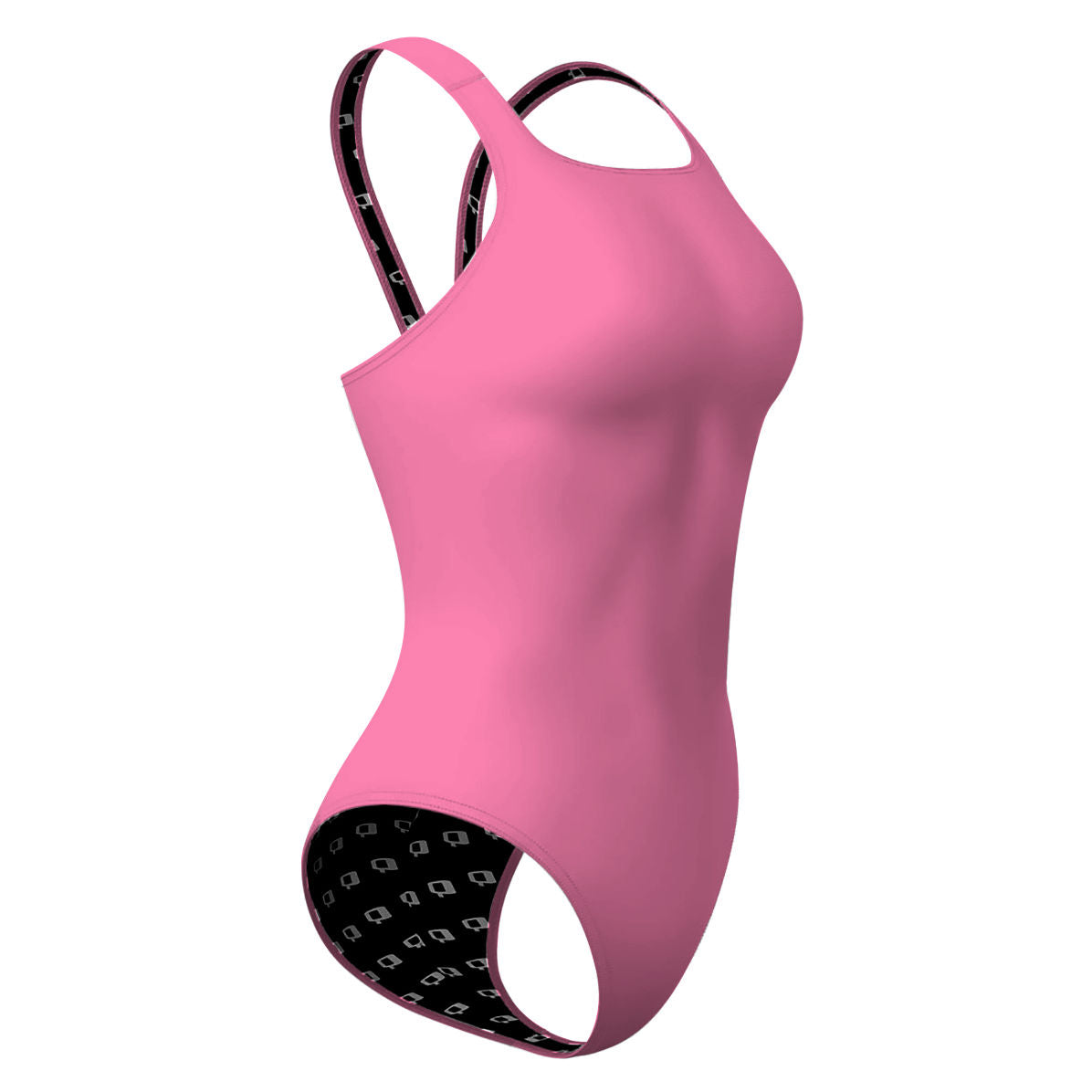 Pink - Classic Strap Swimsuit