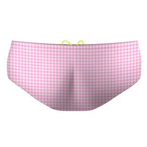 Pink Plaid - Classic Brief Swimsuit