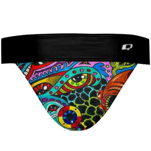 Trippy Hippie Demi Cheeky Cut Bikini Bottom