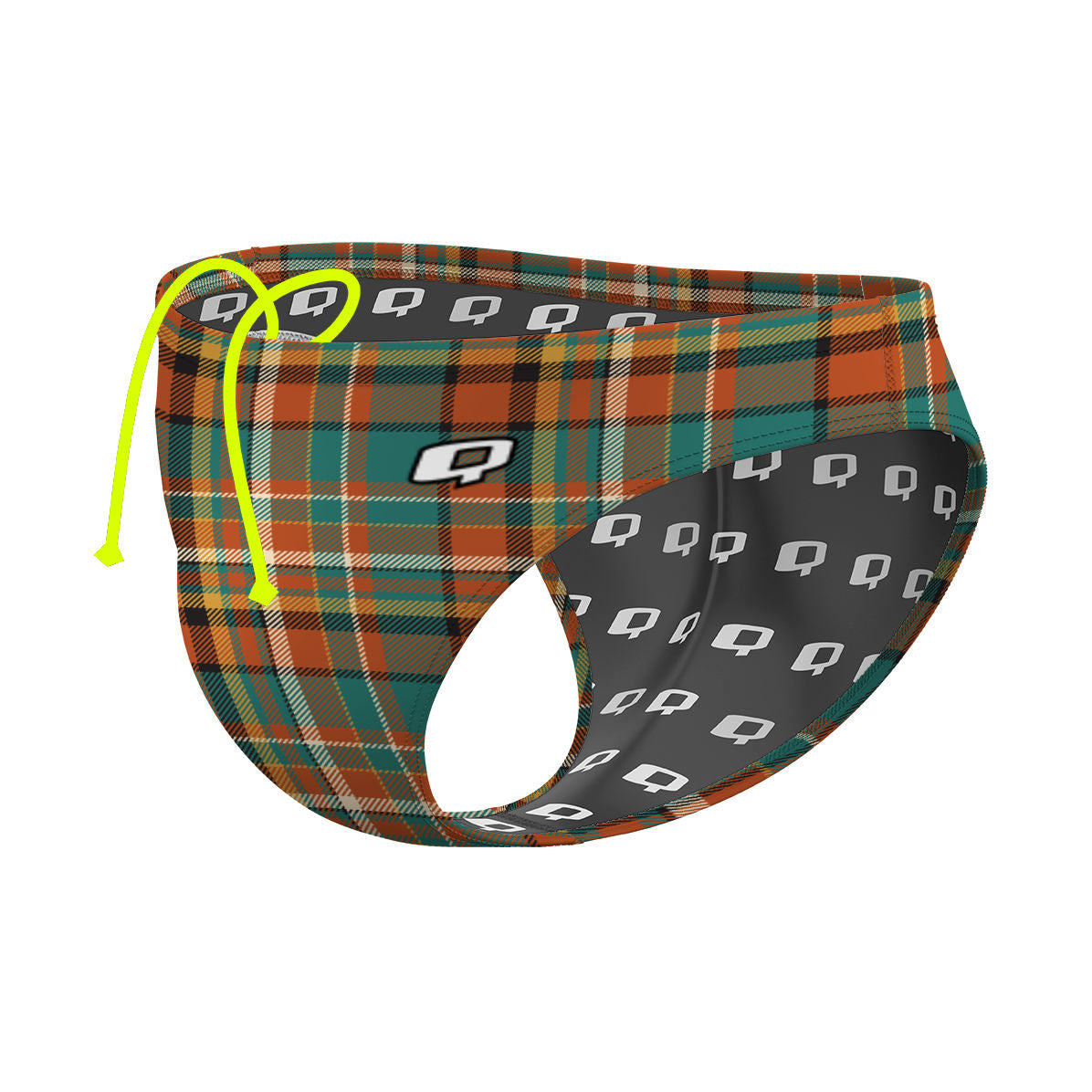 Fall Tartan WP - Waterpolo Brief Swimsuit