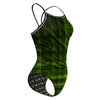 Chlorophyll Lazer Skinny Strap Swimsuit