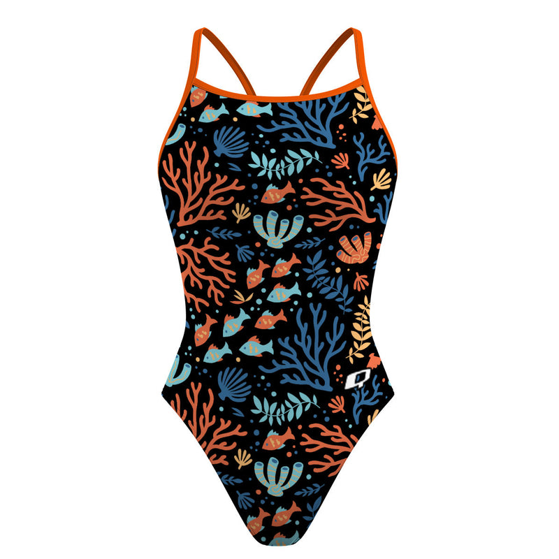 Sweet Coral - Skinny Strap Swimsuit