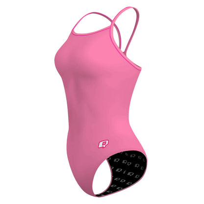 pink - Skinny Strap Swimsuit