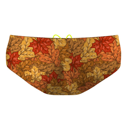 Yellow Leafs Classic Brief Swimsuit