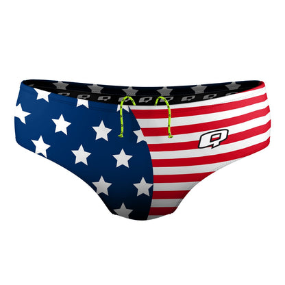 Stars and Stripes Classic Brief Swimsuit