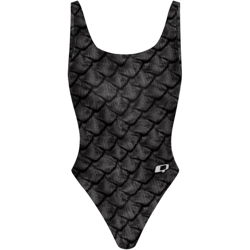 Dragon Scale - High Hip One Piece Swimsuit