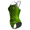 Chlorophyll Lazer Skinny Strap Swimsuit