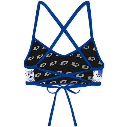 Delft Blue -  Ciara Tieback Bikini Top