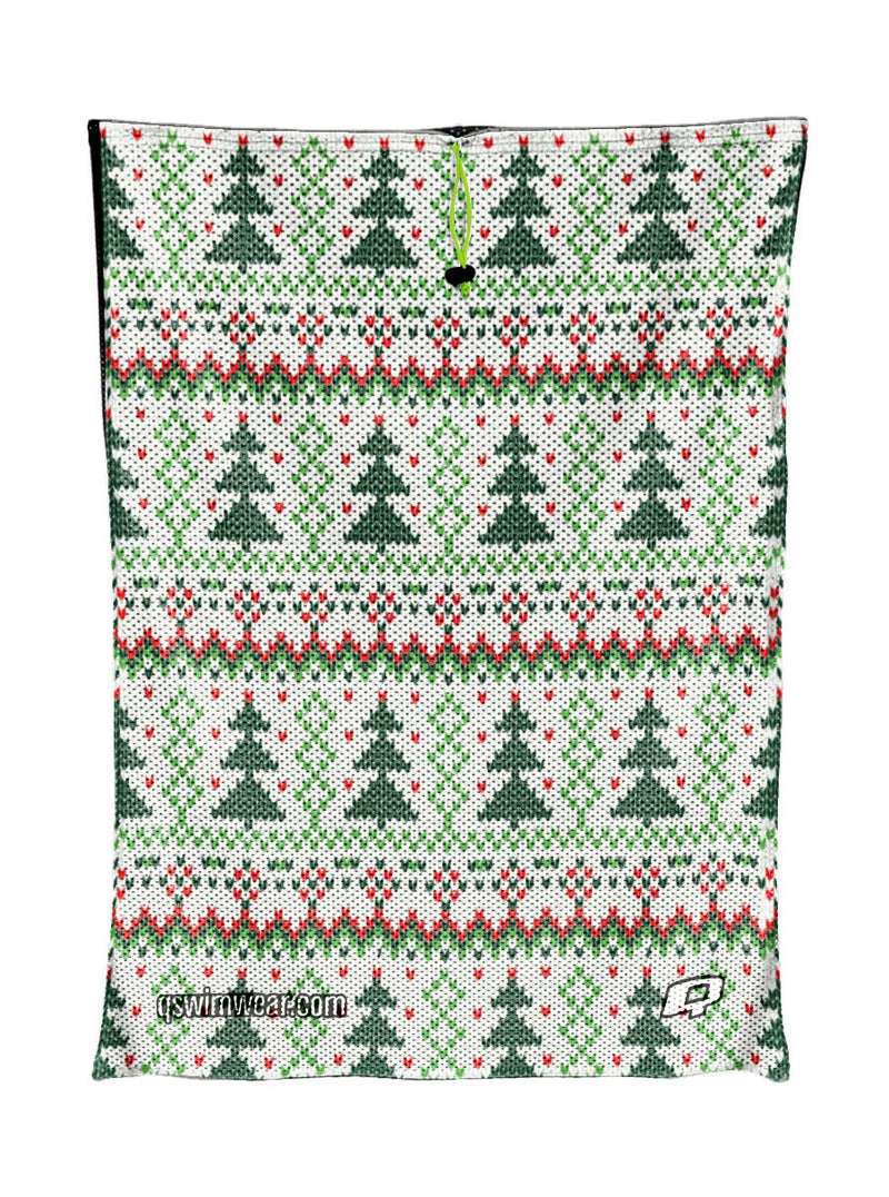 Christmas Tree Sweater Mesh Bag