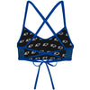 Blue Suede -  Ciara Tieback Bikini Top