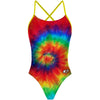 Tie Dye - Q "X" Back Swimsuit
