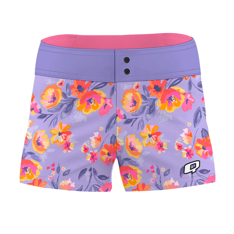 Lavendula Flowers - Women Board Shorts