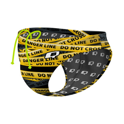 Be safe do not cross Waterpolo Brief