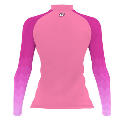 Pink Waves - Women's Surf UPF50+ Long Sleeve Rash Guard