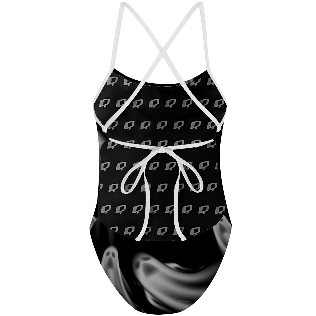 Ghost Swim - Tieback One Piece Swimsuit